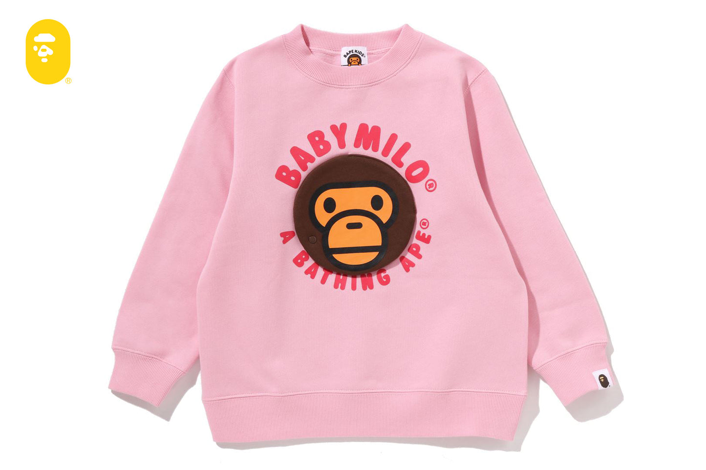 BAPE BABY MILO 圓圈圓領運動衫