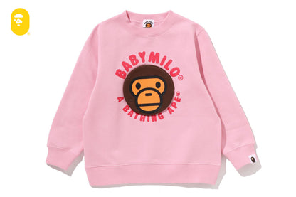 BAPE BABY MILO 圓圈圓領運動衫