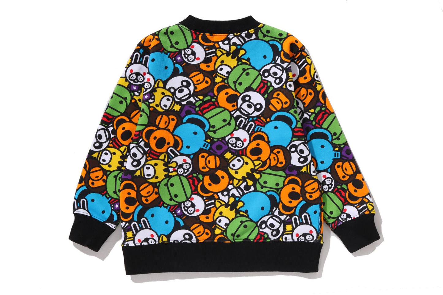 BAPE MILO ALL FRIENDS 圓領運動衫
