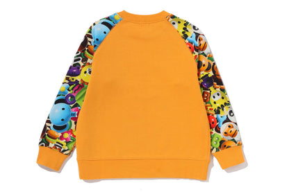 BAPE 3D MILO ALL FRIENDS 圓領運動衫