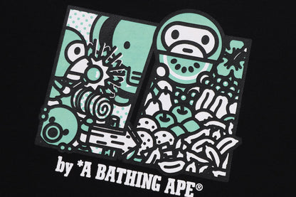 BAPE BABY MILO FRIENDS 夜光圓領運動衫