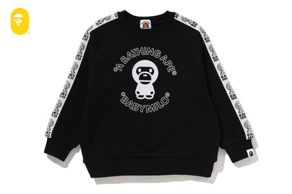 BAPE BABY MILO LINE TAPE 放鬆版圓領運動衫