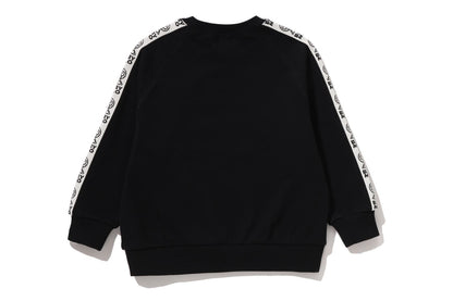 BAPE BABY MILO LINE TAPE 放鬆版圓領運動衫