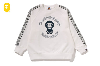 BAPE BABY MILO LINE TAPE 放鬆版圓領運動衫