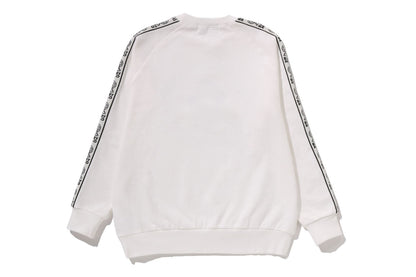 BAPE BABY MILO LINE TAPE RELAXED FIT CREWNECK SWEATSHIRT
