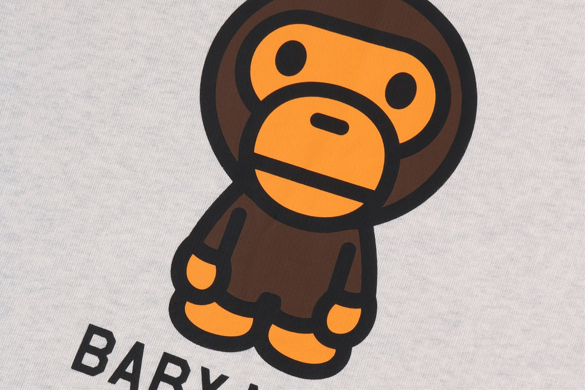 BAPE HEAVY WASHED MILO 大學T