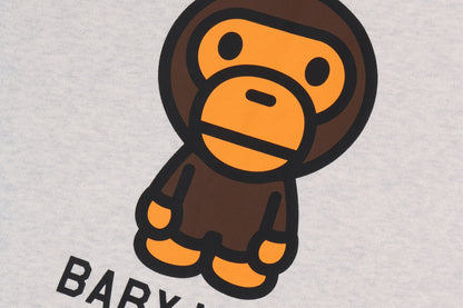 BAPE HEAVY WASHED MILO 大學T