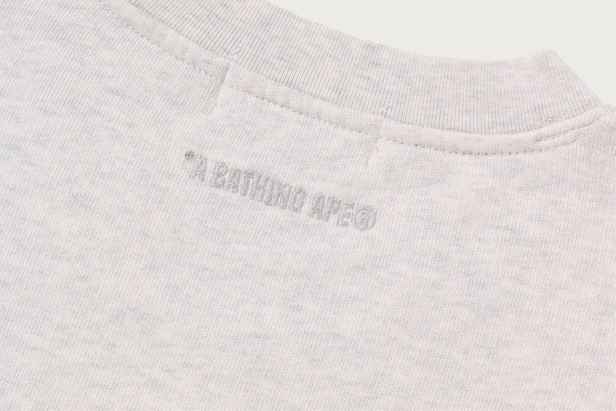 BAPE HEAVY WASHED MILO 大學T
