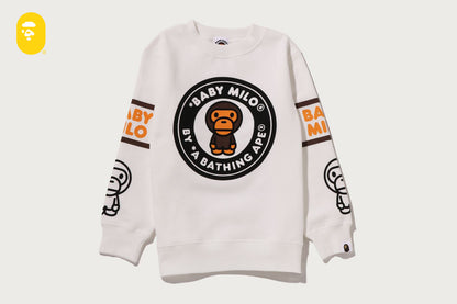 BAPE MILO BUSY WORKS CREWNECK SWEATSHIRT