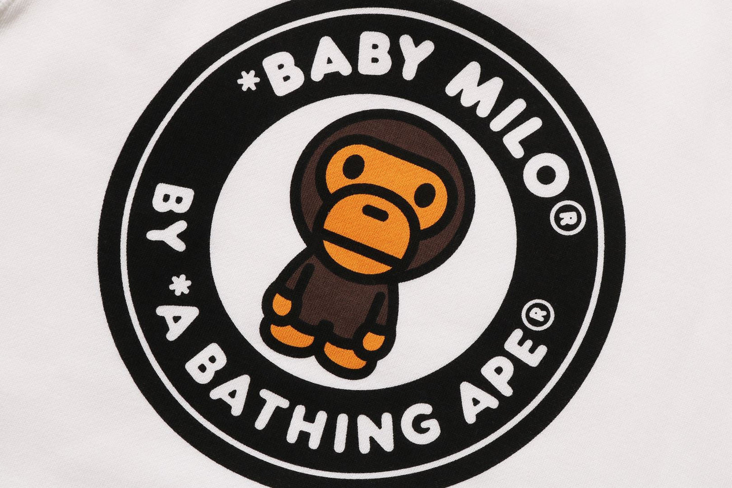 BAPE MILO BUSY WORKS CREWNECK SWEATSHIRT