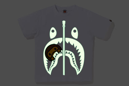 BAPE GLOW IN THE DARK MILO SHARK TEE