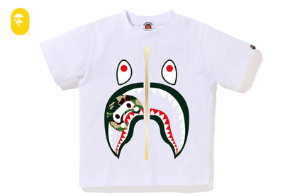 BAPE ABC CAMO MILO SHARK TEE
