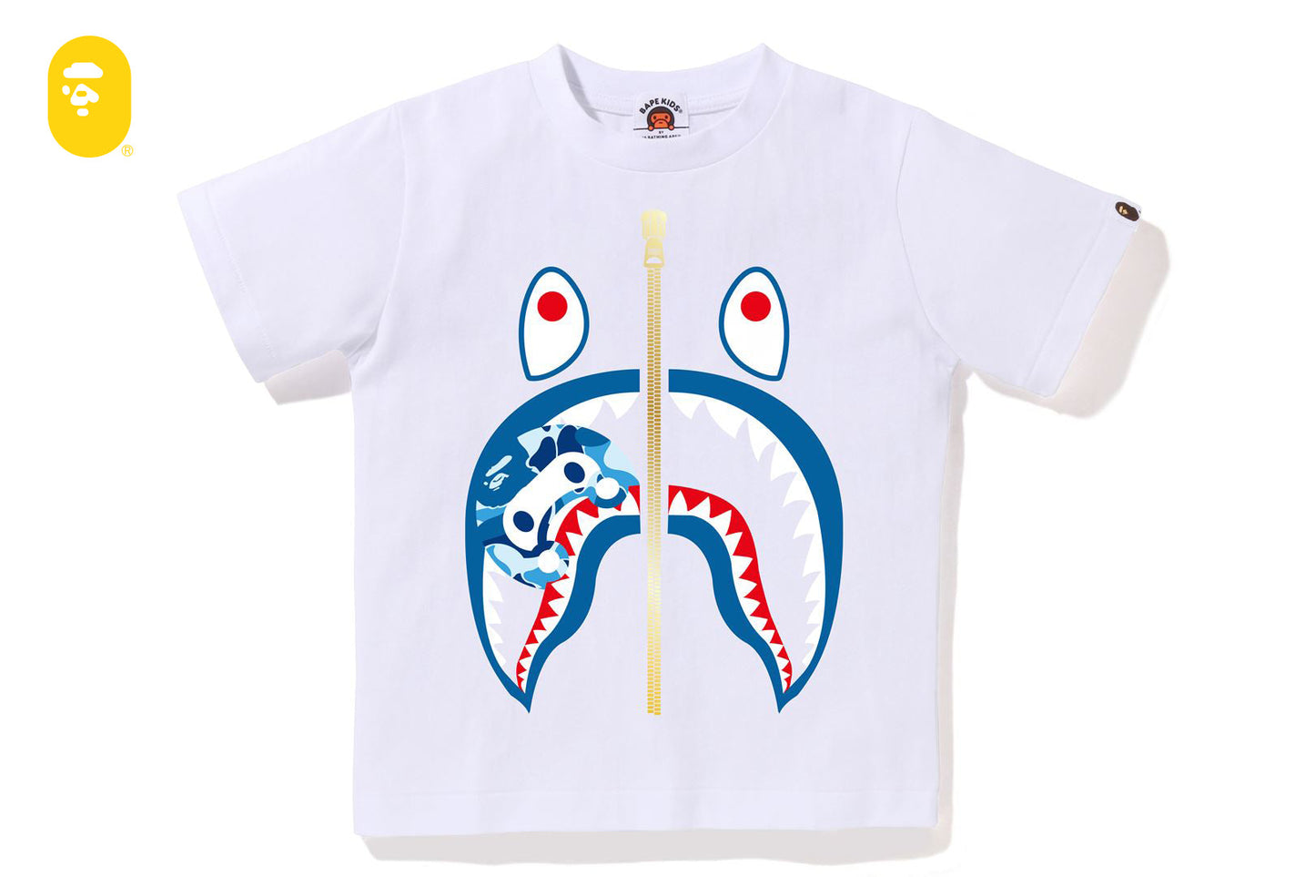 BAPE ABC CAMO MILO SHARK TEE