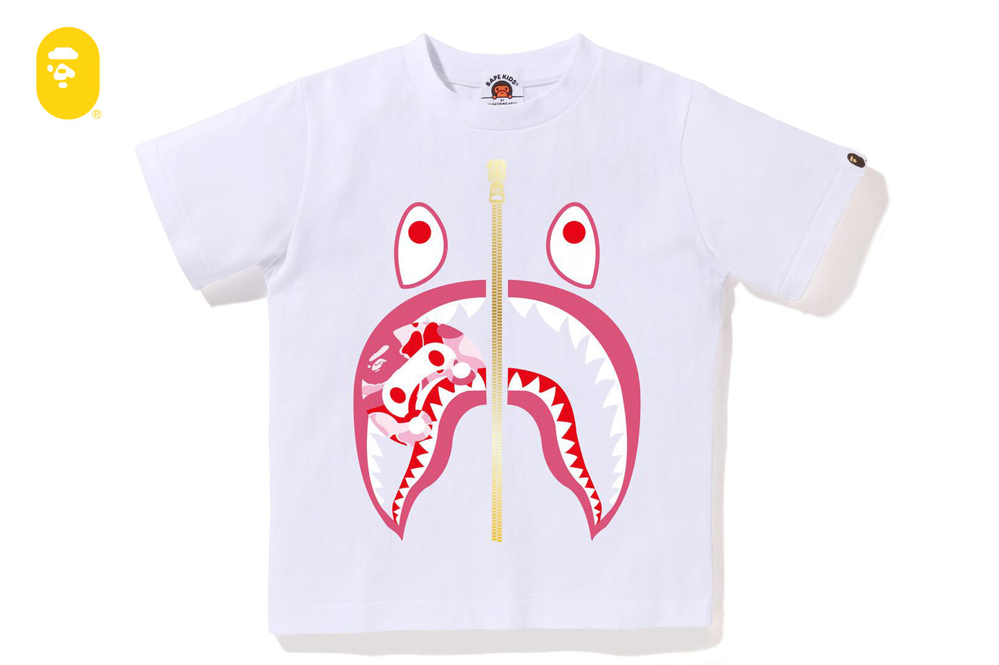 BAPE ABC CAMO MILO SHARK TEE