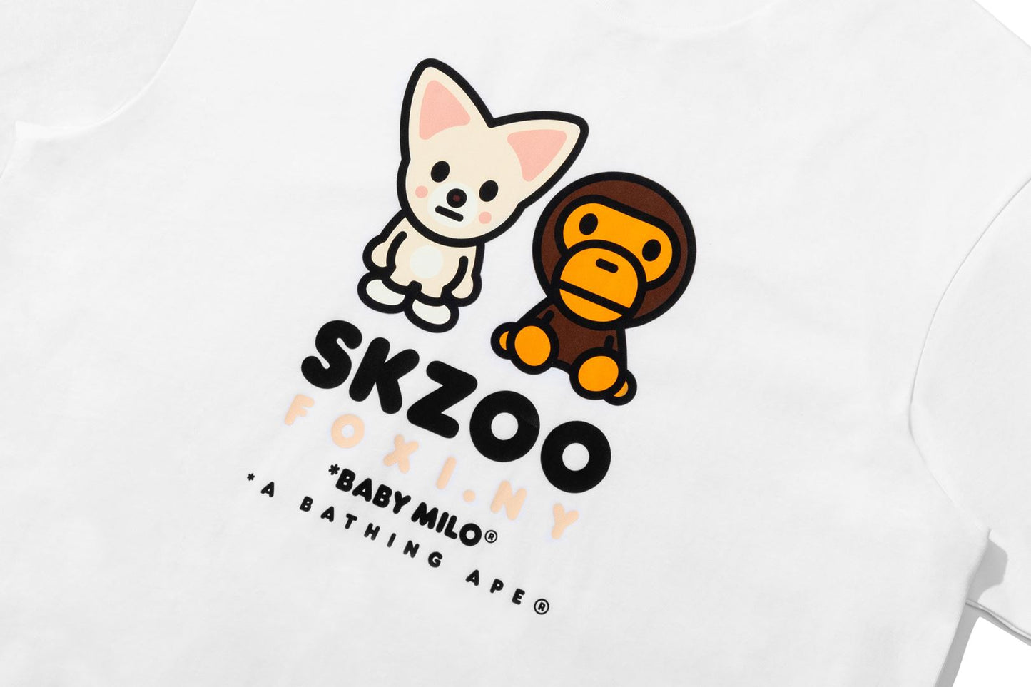 BAPE BAPE X STRAY KIDS FOXI.NY BABY MILO TEE