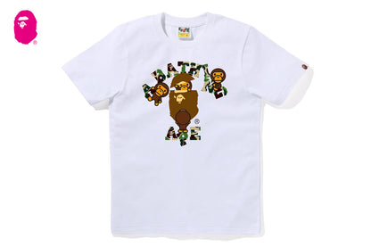 BAPE ABC CAMO 大學 MILO TEE