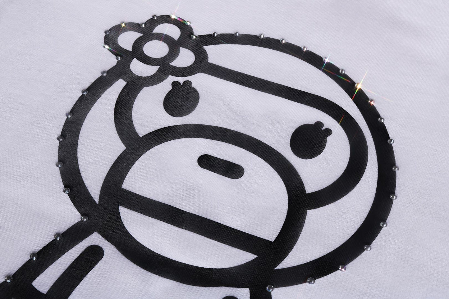 BAPE 水晶石大寶寶莉莎T恤