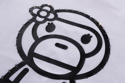 BAPE 水晶石大寶寶莉莎T恤