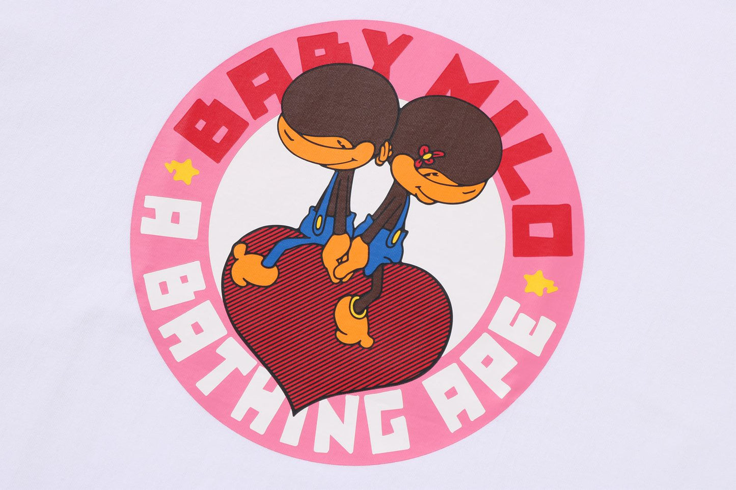BAPE HEART BABY MILO TEE