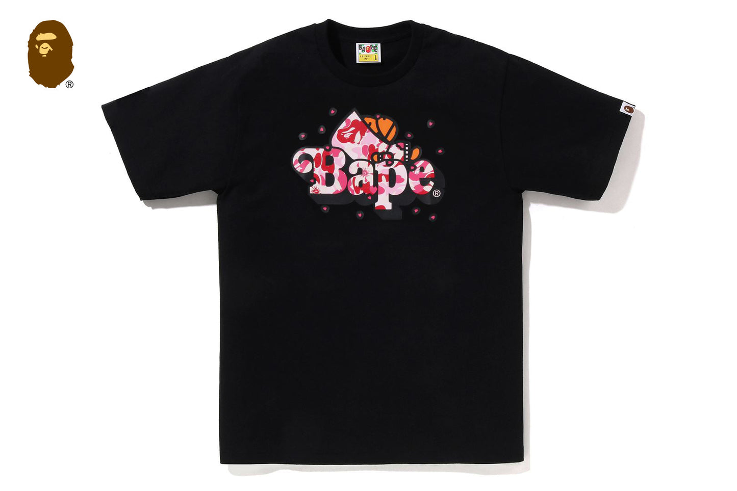 BAPE ABC SAKURA CAMO MILO ON BAPE TEE