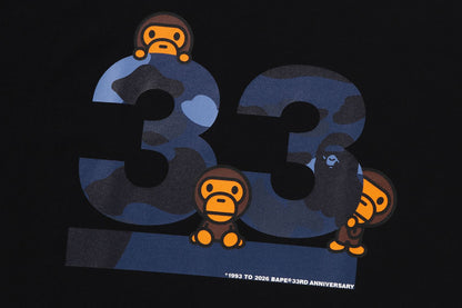 BAPE 33周年紀念 BABY MILO T恤