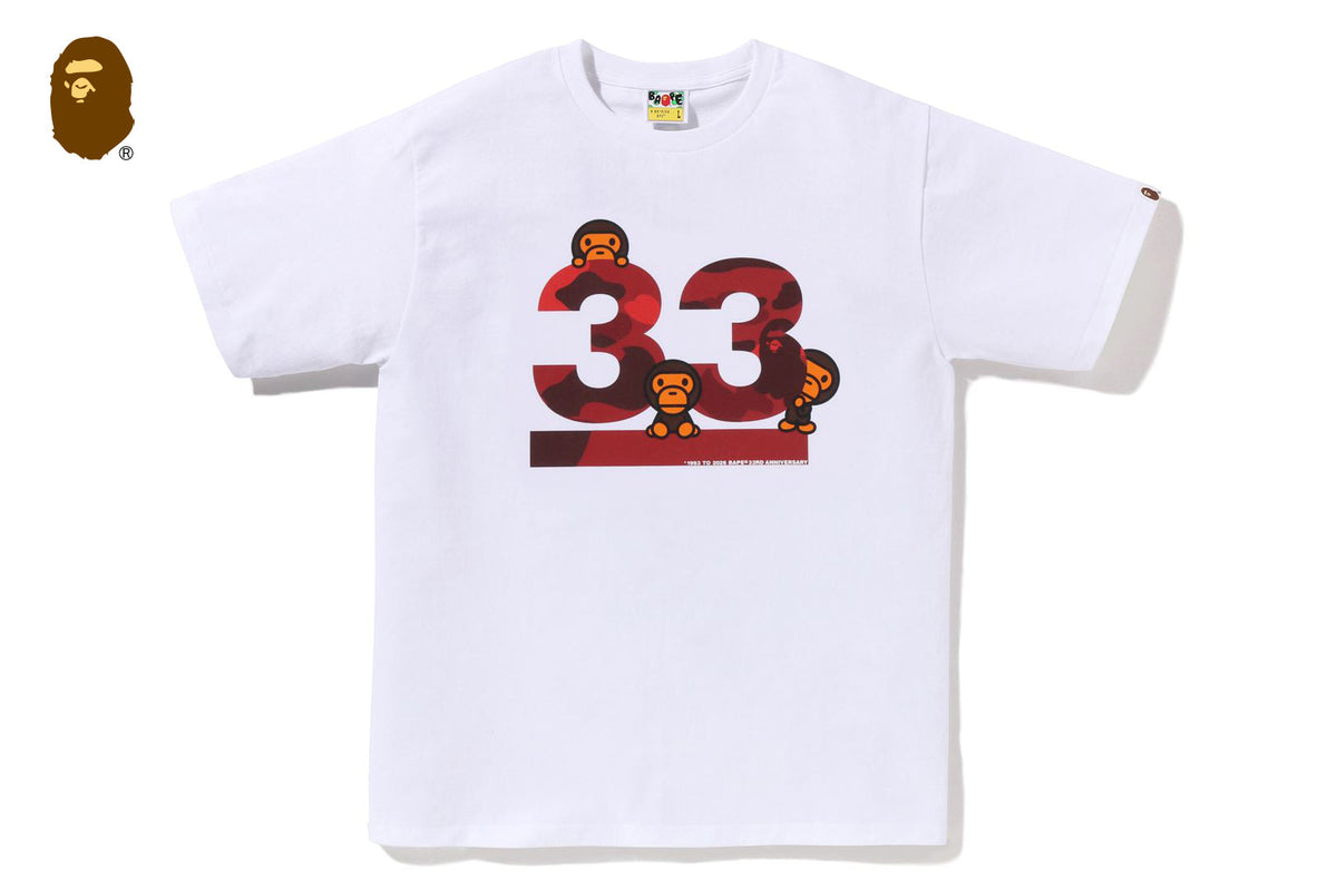 BAPE 33周年紀念 BABY MILO T恤