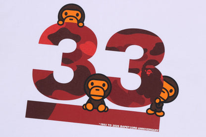 BAPE 33周年紀念 BABY MILO T恤