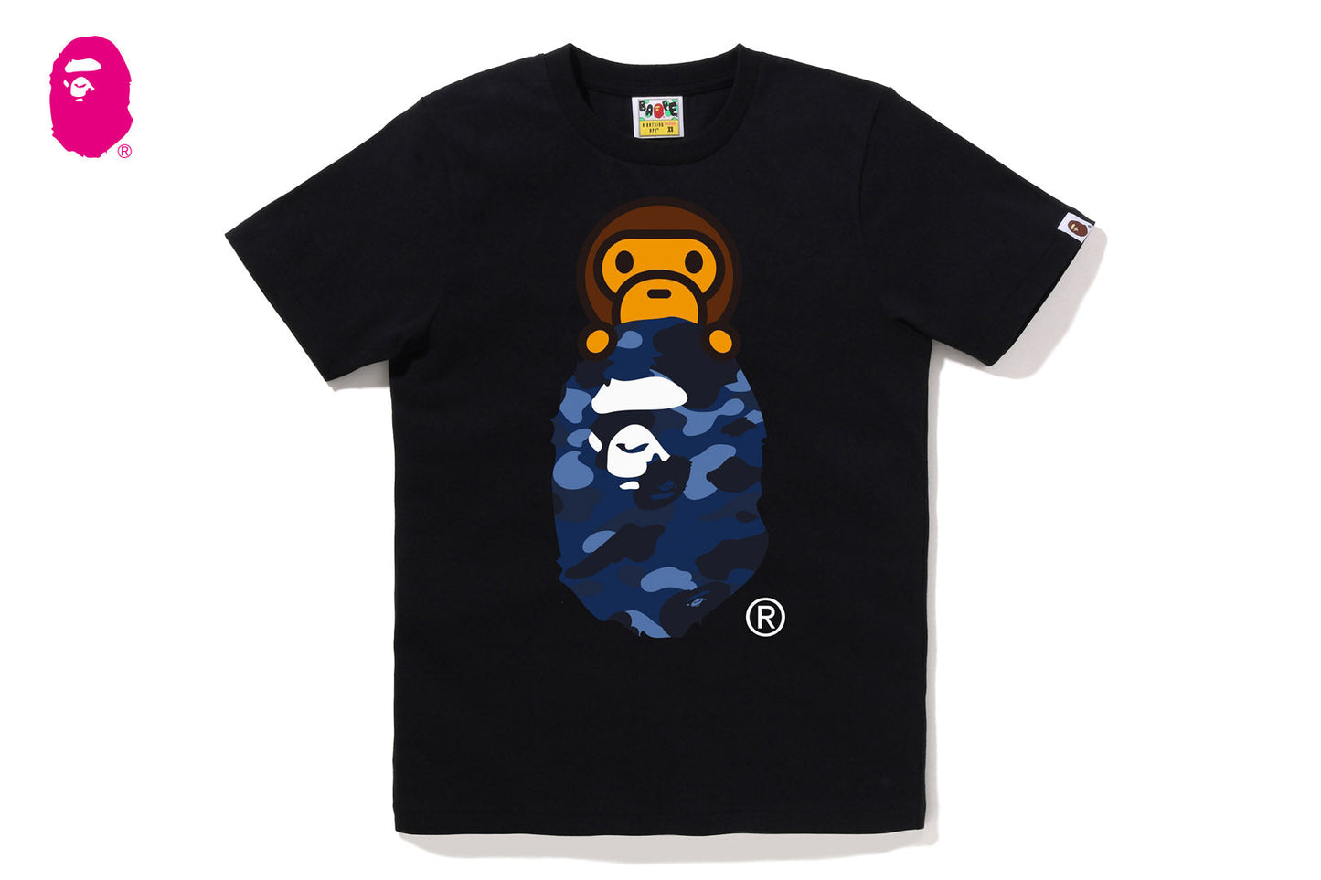 BAPE COLOR CAMO MILO ON APE HEAD TEE
