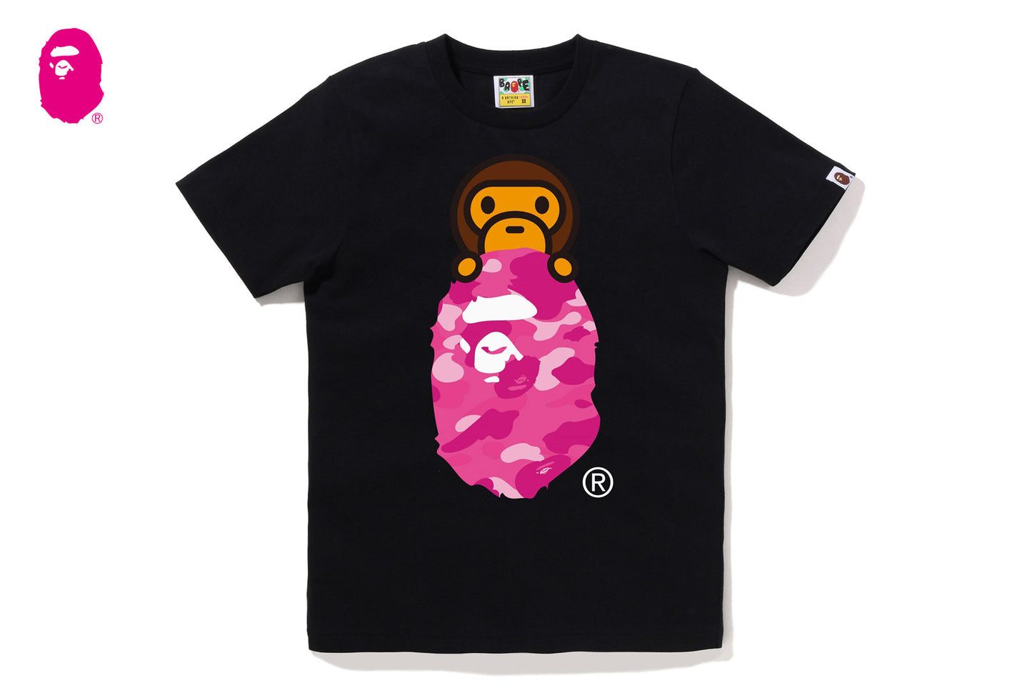 BAPE COLOR CAMO MILO ON APE HEAD TEE