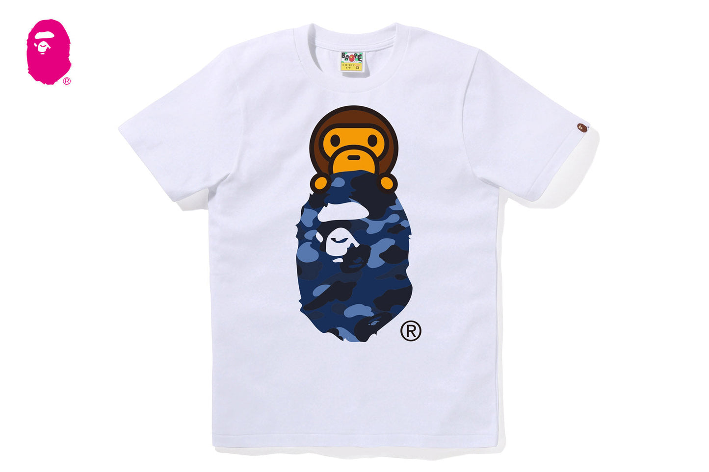 BAPE COLOR CAMO MILO ON APE HEAD TEE