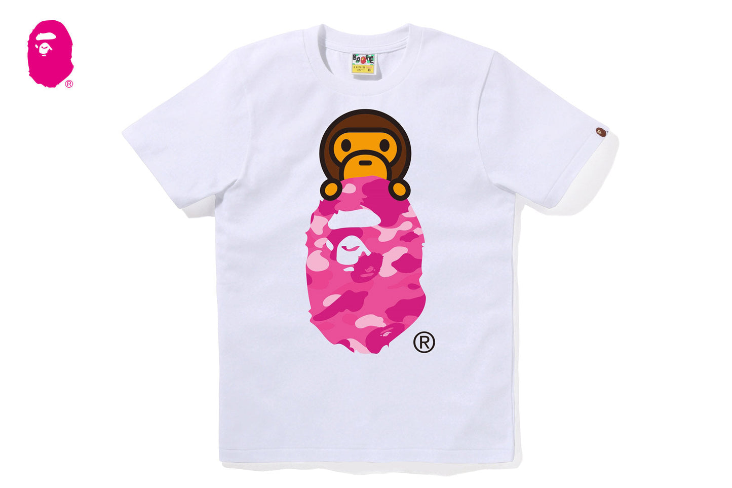 BAPE COLOR CAMO MILO ON APE HEAD TEE
