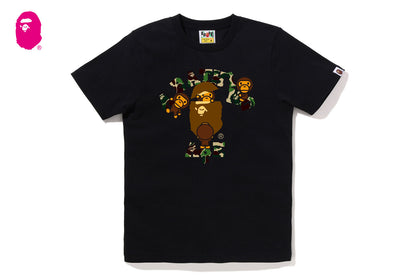 BAPE ABC CAMO COLLEGE MILO TEE