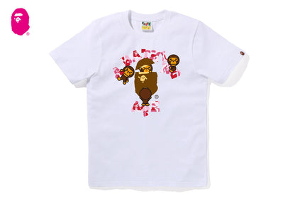 BAPE ABC CAMO COLLEGE MILO TEE