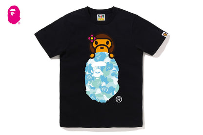 BAPE ABC LISA CAMO LISA ON APE HEAD TEE