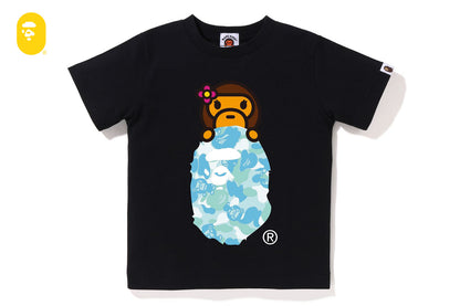 BAPE ABC LISA CAMO LISA ON APE HEAD TEE