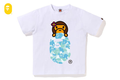 BAPE ABC LISA CAMO LISA ON APE HEAD TEE