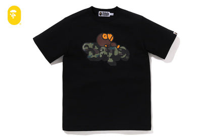BAPE 1ST CAMO MILO ON BAPE TEE