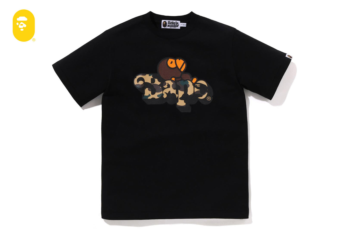 BAPE 1ST CAMO MILO ON BAPE TEE