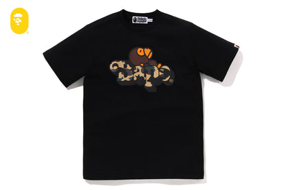 BAPE 1ST CAMO MILO ON BAPE TEE