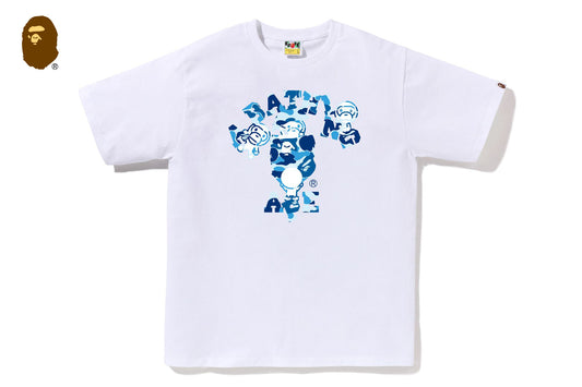 BAPE ABC CAMO COLLEGE MILO TEE
