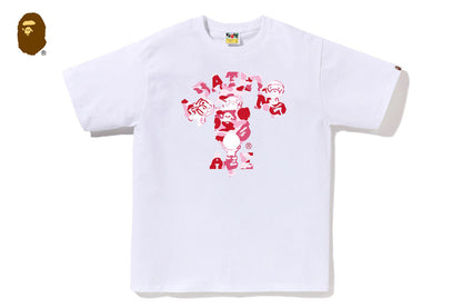 BAPE ABC CAMO COLLEGE MILO TEE