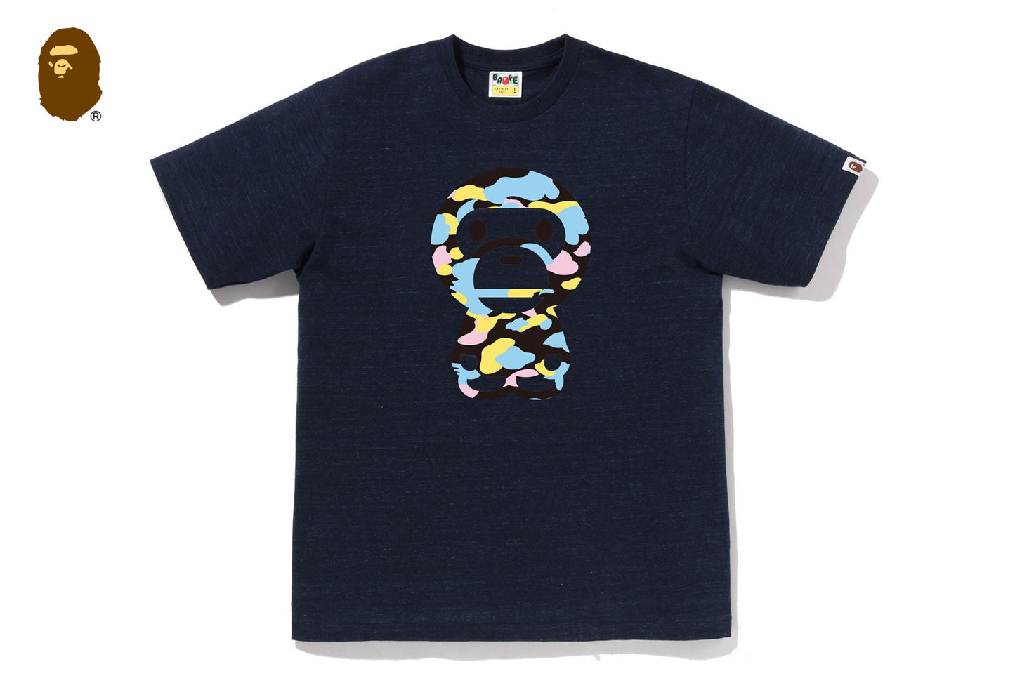 BAPE NEW MULTI CAMO BIG BABY MILO TEE