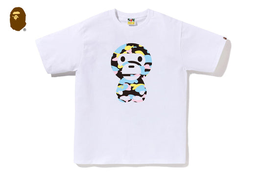 BAPE NEW MULTI CAMO BIG BABY MILO TEE