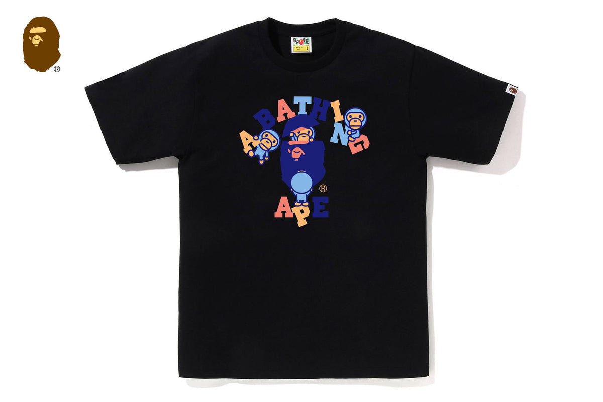 BAPE COLORS COLLEGE MILO TEE