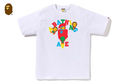 BAPE COLORS COLLEGE MILO TEE