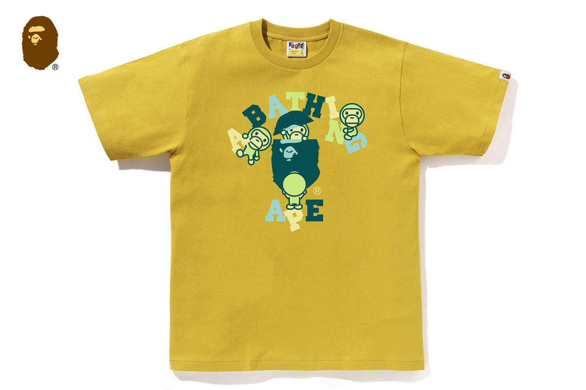 BAPE COLORS COLLEGE MILO TEE