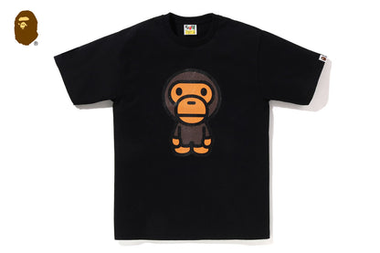 BAPE GLITTER BIG BABY MILO TEE
