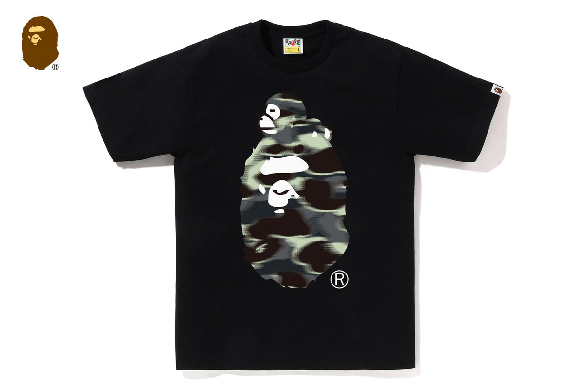 BAPE SCREEN CAMO MILO ON BIG APE TEE