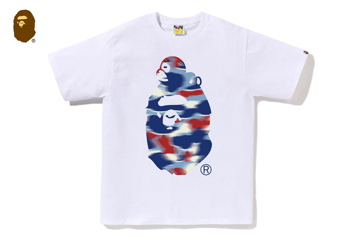 BAPE SCREEN CAMO MILO ON BIG APE TEE