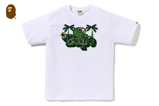 BAPE PALM RESORT CAMO MILO ON BAPE TEE